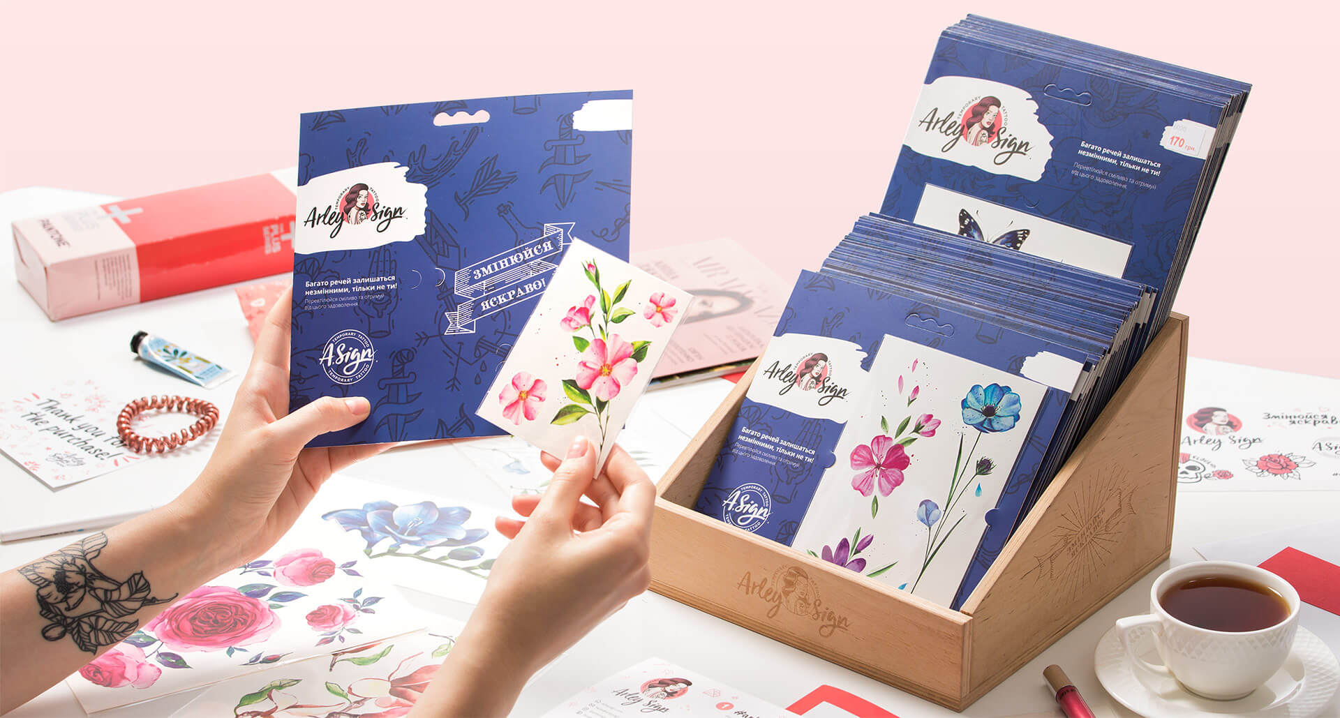 Дерев'яний шоубокс та упаковка «Arley Sign»