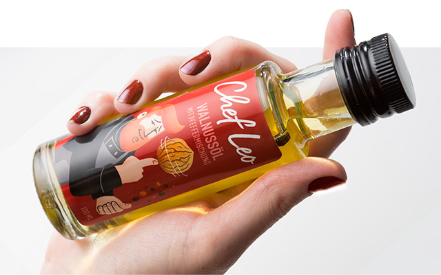 Розробка бренду та дизайн етикетки для олійних заправок «Chef Leo»