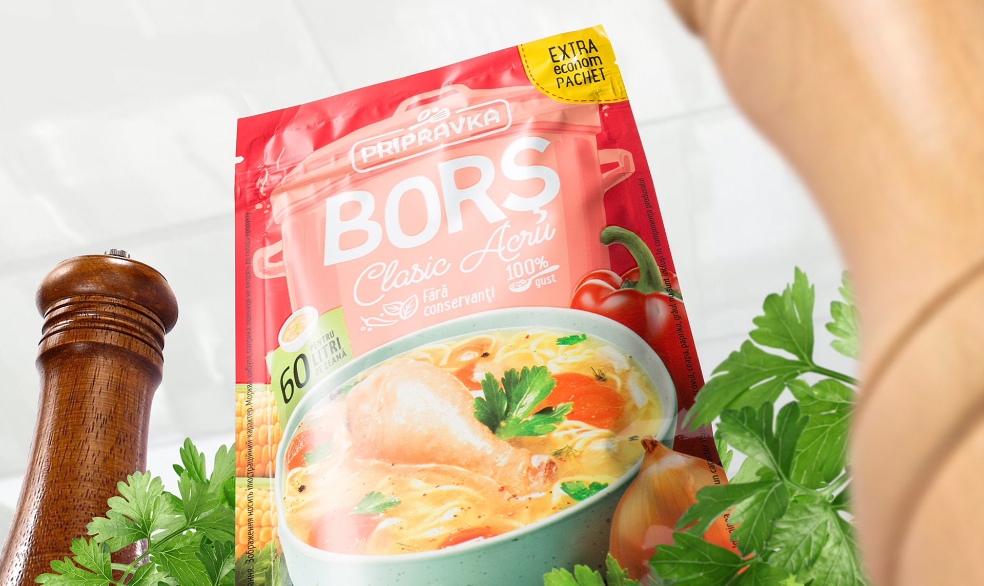 Редизайн приправи для супів «Bors» від Pripravka