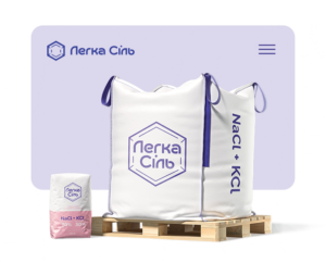 Логотип та лендинг для бренду корисної солі «Легка Сіль»